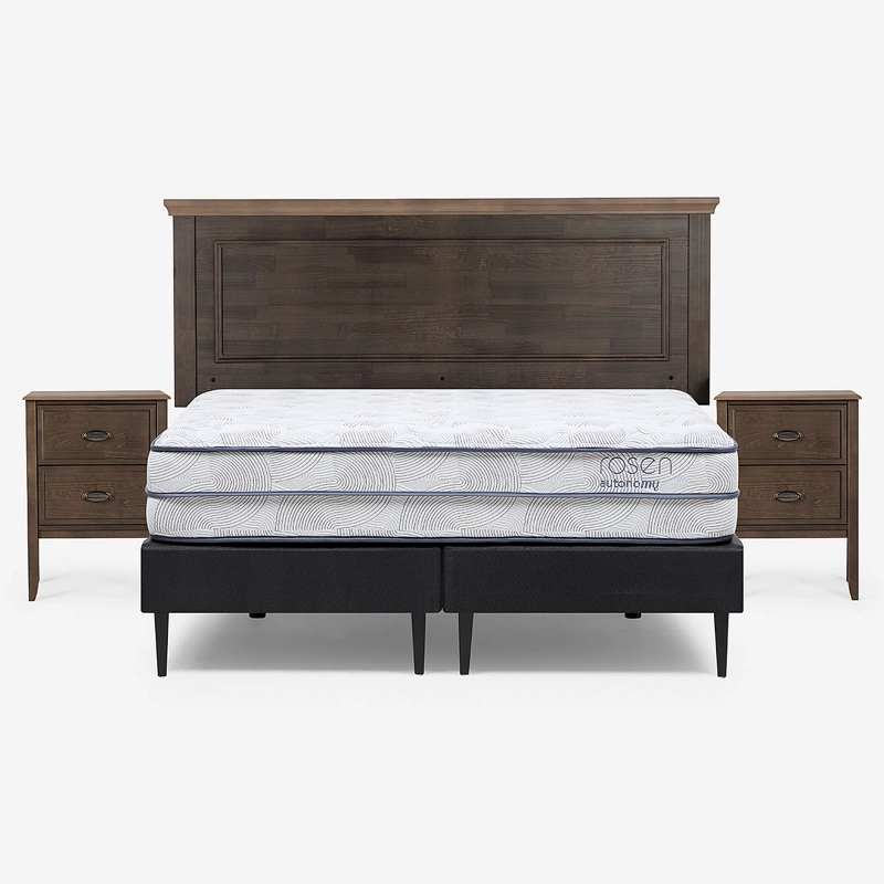 CAMA AUTONOMY SKY 2 PLAZAS BD + SET DE MUEBLES ANNA - 1