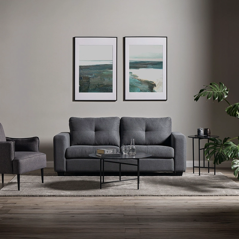 SOFA LARA 3 CUERPOS COLOR GRAFITO - 2