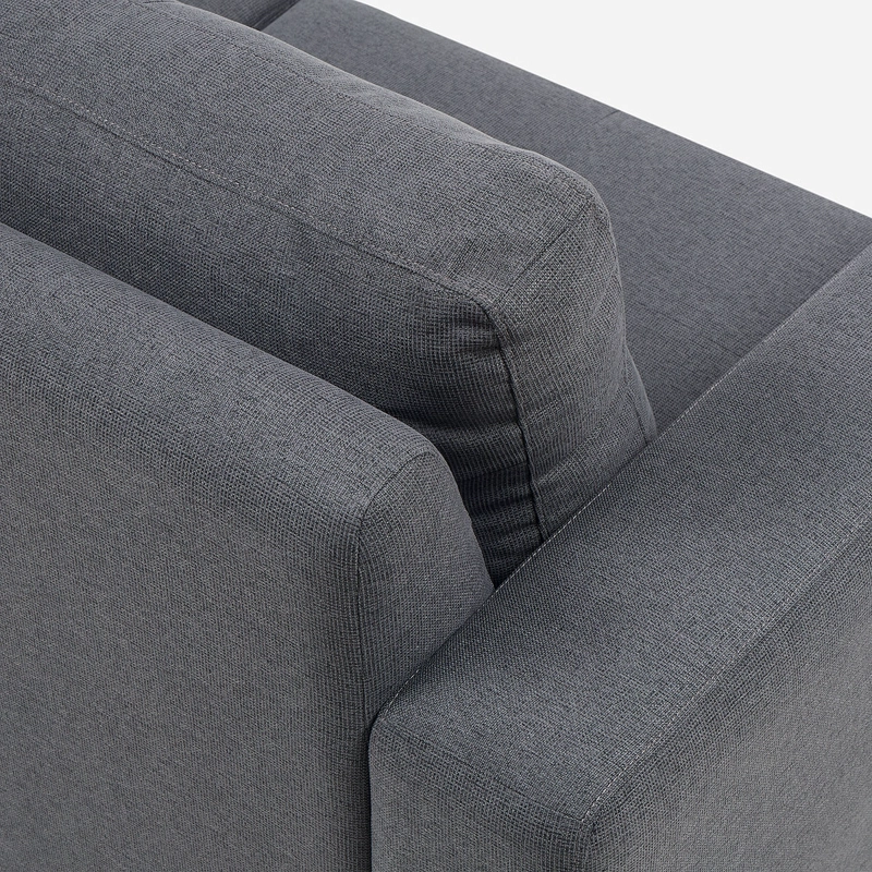 SOFA LARA 3 CUERPOS COLOR GRAFITO - 8