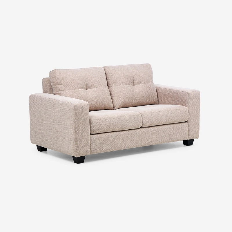SOFA LARA 2 CUERPOS COLOR CRUDO - 1