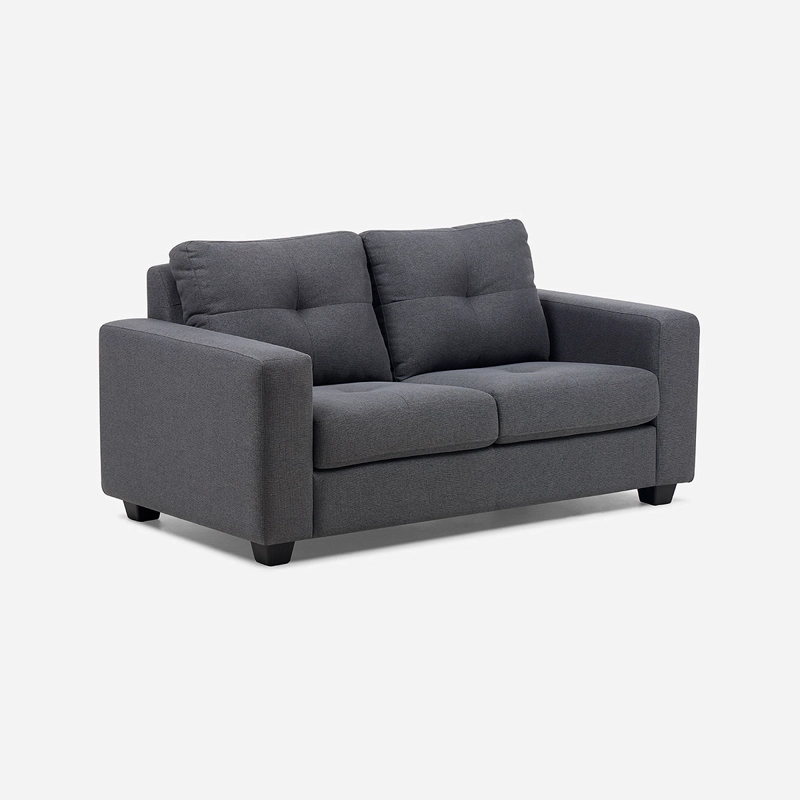 SOFA LARA 2 CUERPOS COLOR GRAFITO - 1