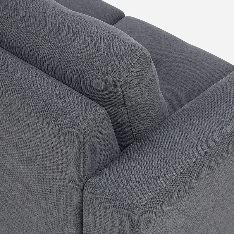 SOFA LARA 2 CUERPOS COLOR GRAFITO - 8