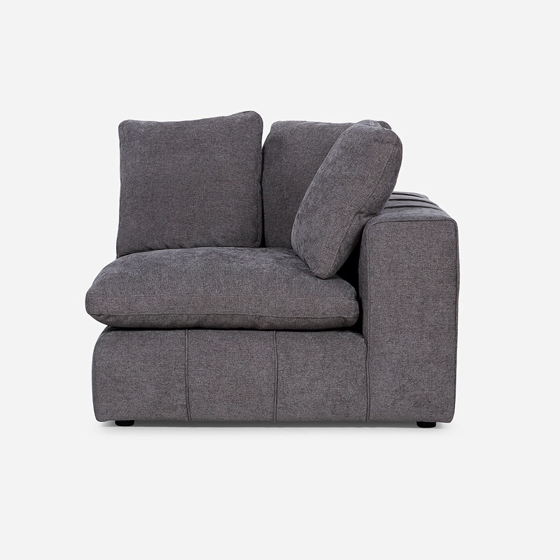 ESQUINERO DORNIE TELA GRIS - 2