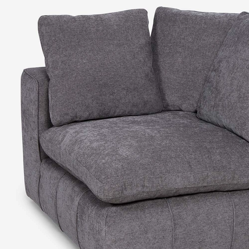 ESQUINERO DORNIE TELA GRIS - 5