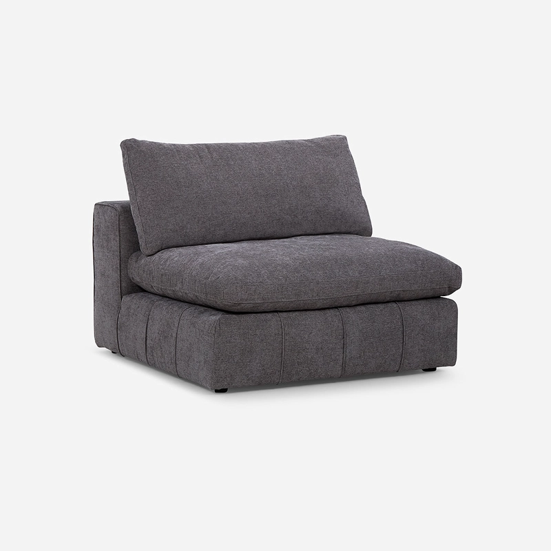 BUTACA DORNIE TELA GRIS - 1