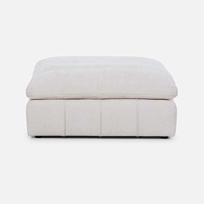 SOFA MODULAR ROSEN CHARLY TELA 4 PIEZAS MARRON - 2