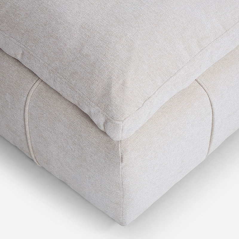 SOFA MODULAR ROSEN CHARLY TELA 4 PIEZAS MARRON - 4