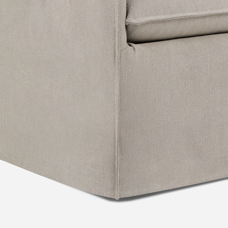 SILLON LAZCANO 1 CUERPO TELA TAUPE - 5
