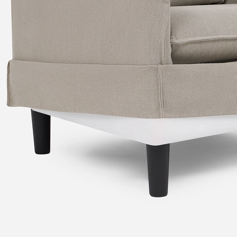 SILLON LAZCANO 1 CUERPO TELA TAUPE - 6