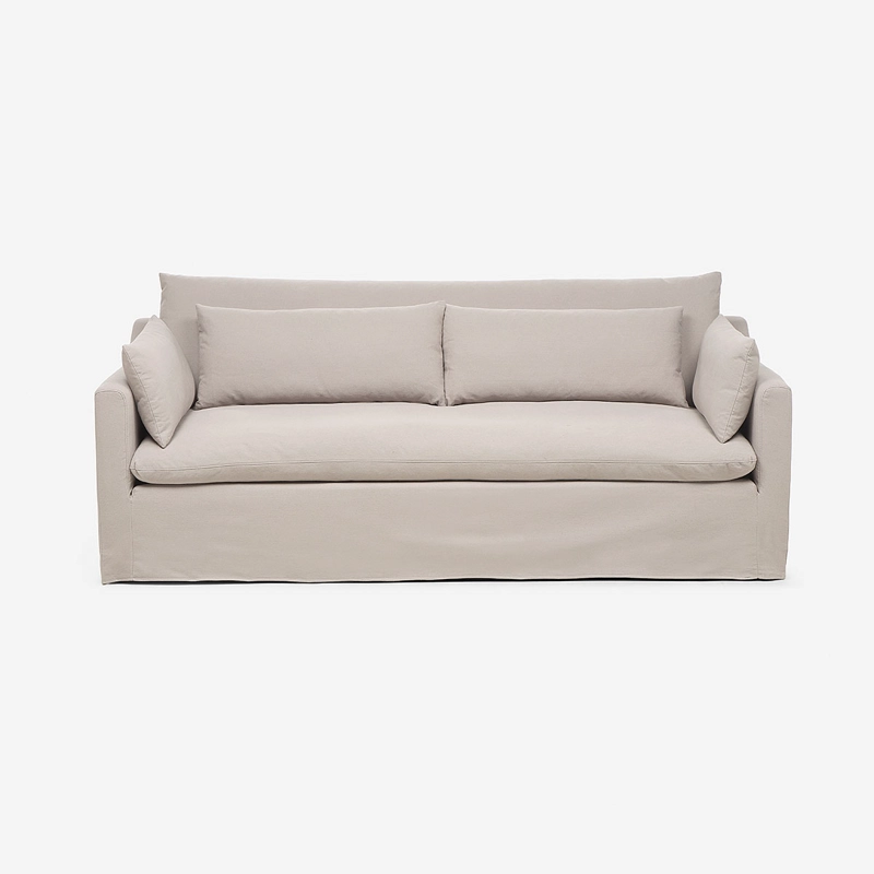 SOFA BANGLI 3 CUERPOS TELA GRIS - 3