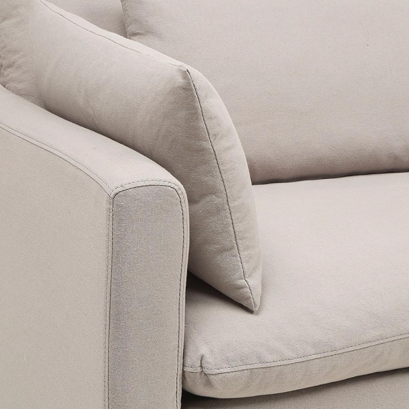 SOFA BANGLI 3 CUERPOS TELA GRIS - 6