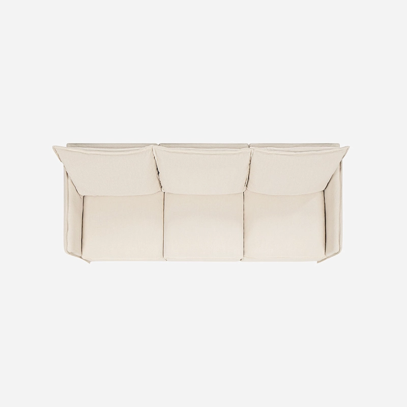 SOFA MODULAR TERRA 3 PIEZAS TELA CRUDO - 3