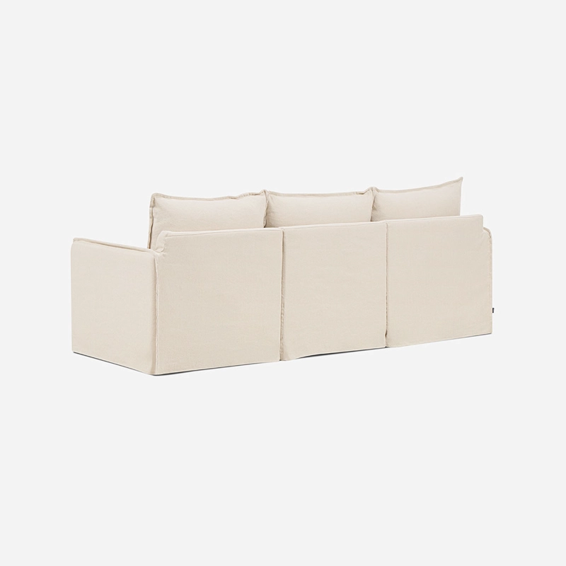 SOFA MODULAR TERRA 3 PIEZAS TELA CRUDO - 4