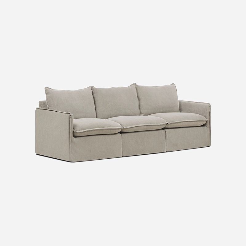 SOFA MODULAR TERRA 3 PIEZAS TELA TAUPE - 1