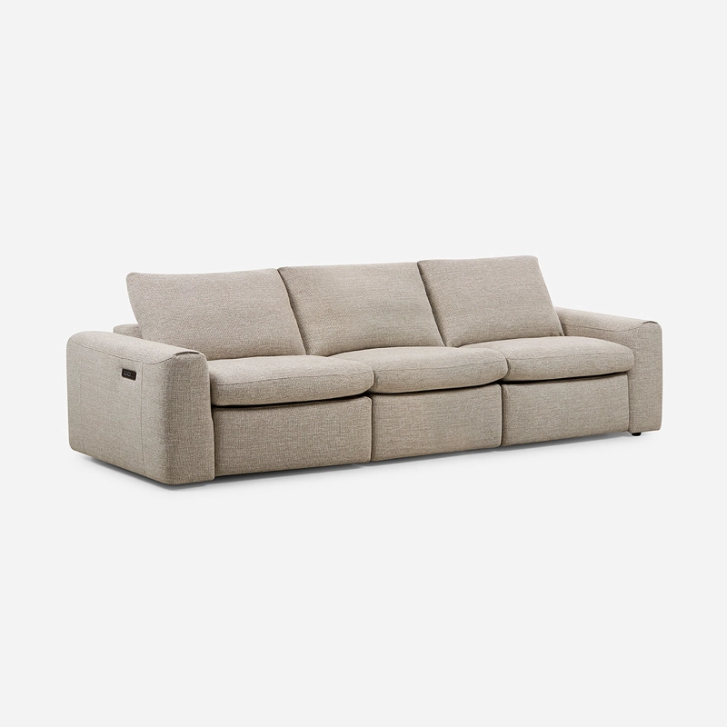 SOFA MODULAR KAMEN RECLINABLE 3 PIEZAS ELE CTRICO BEIGE - 1