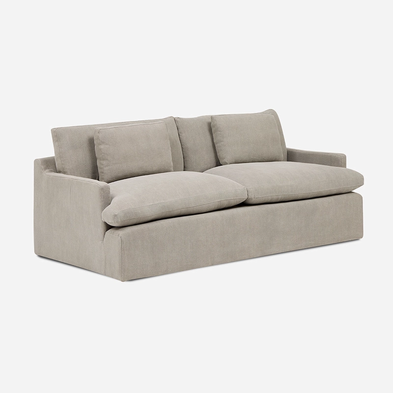 SOFA AGUASCAL 3 CUERPOS TELA TAUPE - 1