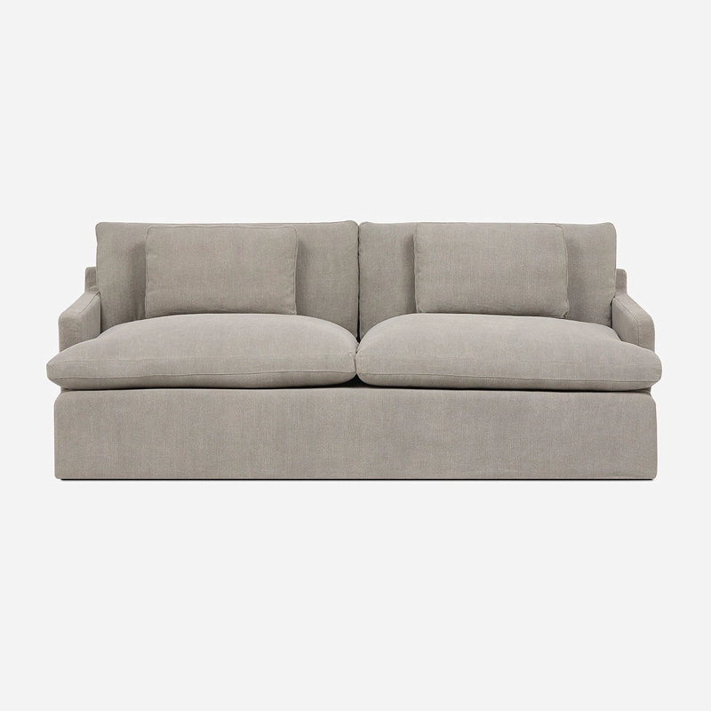 SOFA AGUASCAL 3 CUERPOS TELA TAUPE - 2