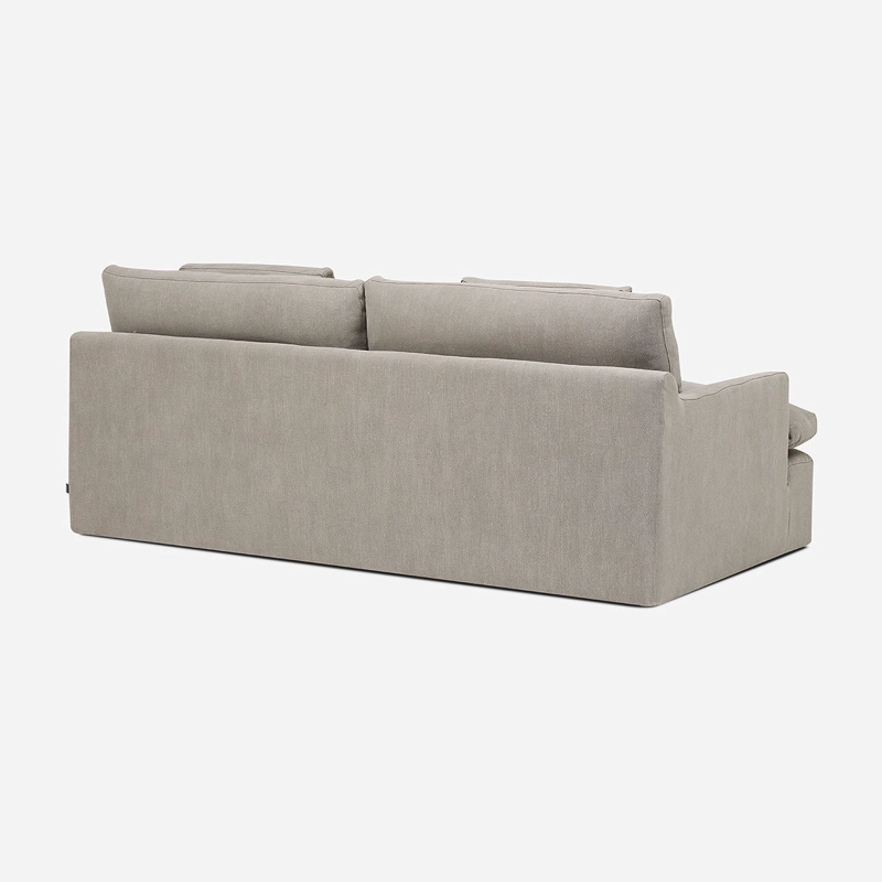 SOFA AGUASCAL 3 CUERPOS TELA TAUPE - 4