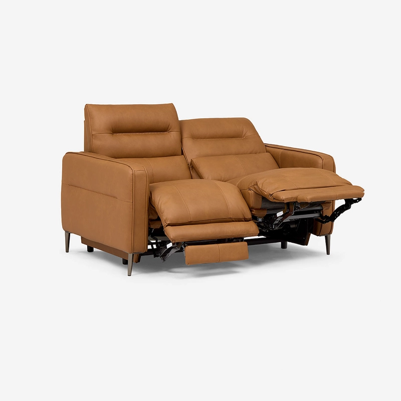 SOFA RECLINABLE MONTALVO 2 CUERPOS CUERO/PVC ELE CTRICO - 2