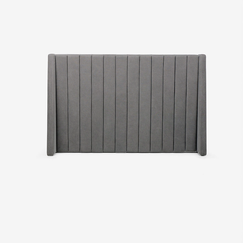 RESPALDO NEW BRICKELL TELA SUPER KING COLOR ACERO - 2