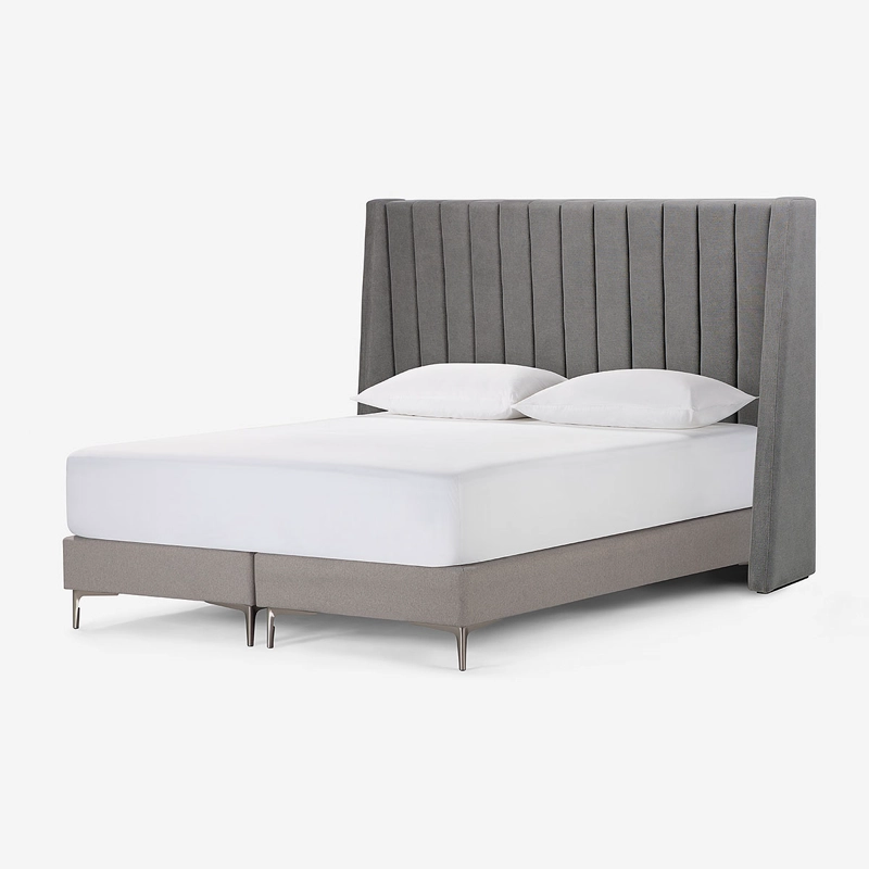 RESPALDO NEW BRICKELL TELA SUPER KING COLOR ACERO - 3