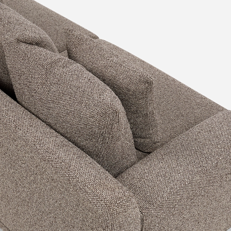 SOFA SOHO 3 CUERPOS TELA MARRON - 8