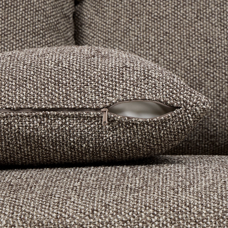 SOFA SOHO 3 CUERPOS TELA MARRON - 9