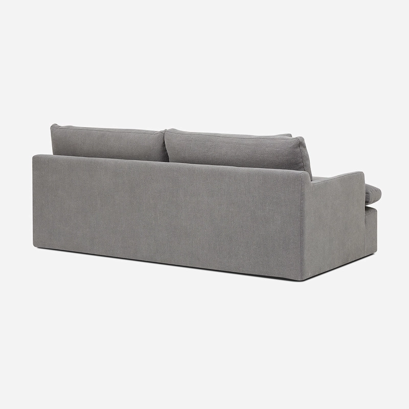 SOFA AGUASCAL 3 CUERPOS TELA GRAFITO - 4