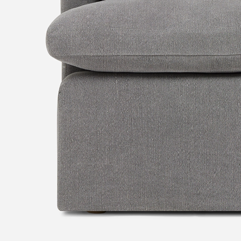 SOFA AGUASCAL 3 CUERPOS TELA GRAFITO - 9