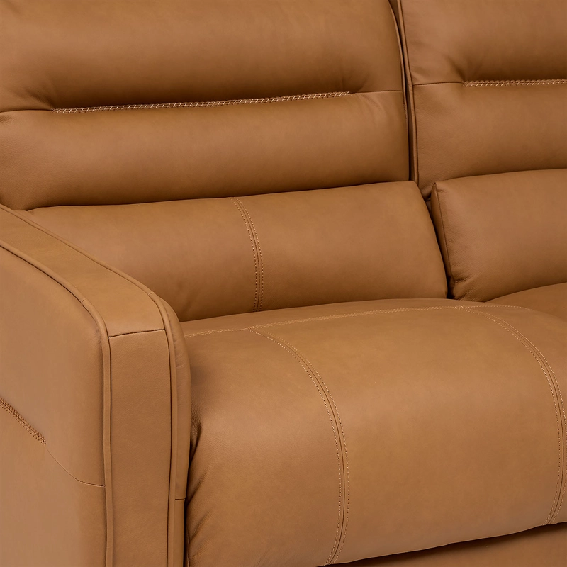 SOFA RECLINABLE MONTALVO 3 CUERPOS CUERO/PVC ELE CTRICO - 5