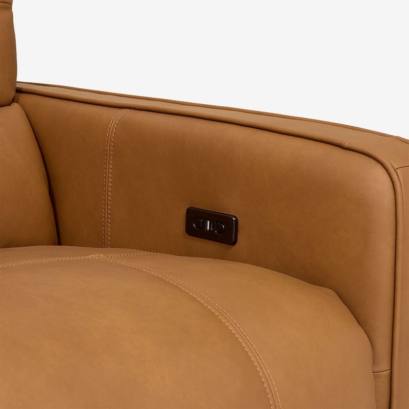 SOFA RECLINABLE MONTALVO 3 CUERPOS CUERO/PVC ELE CTRICO - 9