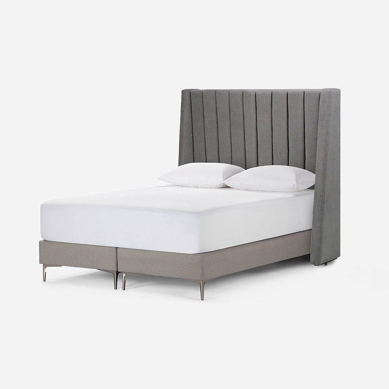 RESPALDO NEW BRICKELL TELA 2 PLAZAS COLOR ACERO - 3
