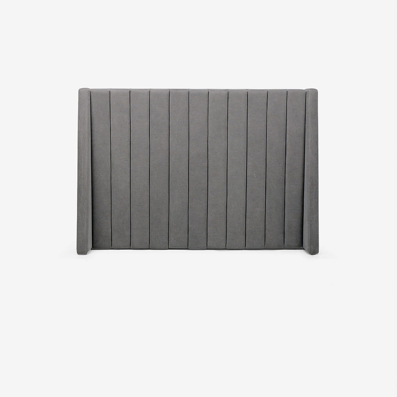RESPALDO NEW BRICKELL TELA KING COLOR ACERO - 2