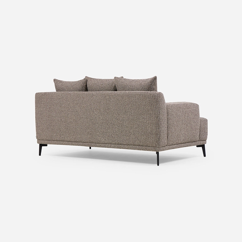 SOFA SOHO 2,5 CUERPOS TELA MARRON - 5