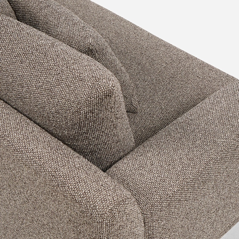 SOFA SOHO 2,5 CUERPOS TELA MARRON - 8