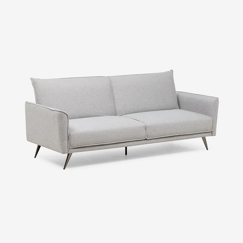 FUTON KOBBE TELA GRIS PERLA - 1