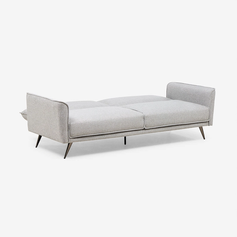 FUTON KOBBE TELA GRIS PERLA - 2