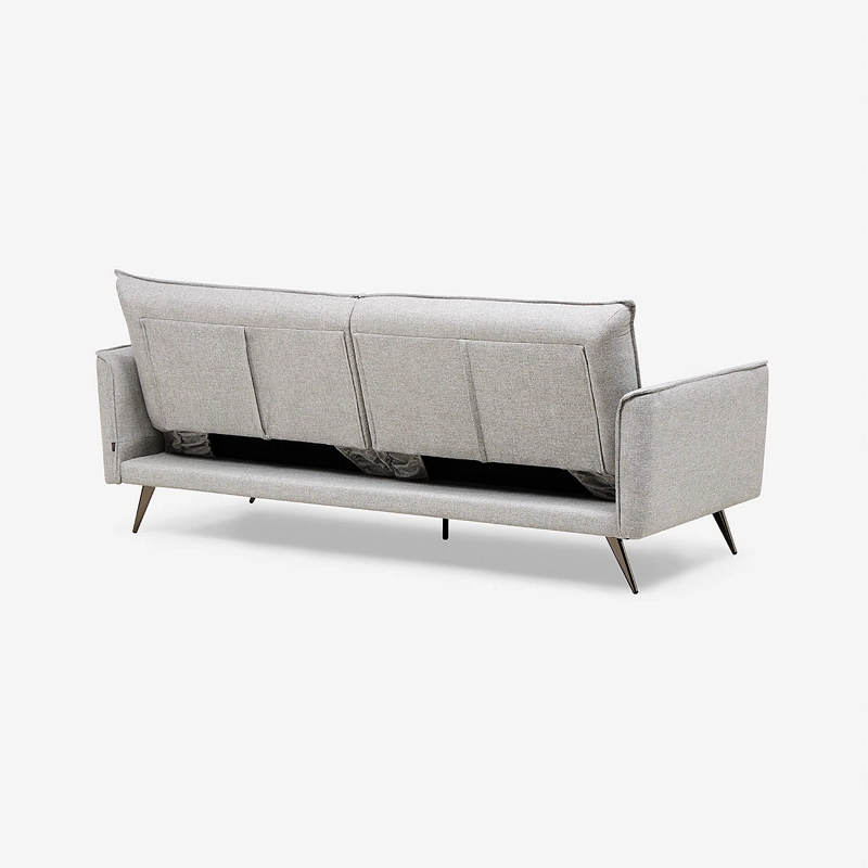 FUTON KOBBE TELA GRIS PERLA - 6