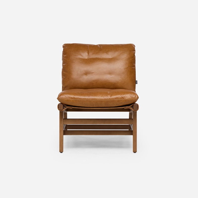 POLTRONA MONTENEGRO CUERO COLOR WHISKEY - 2
