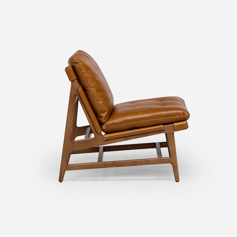 POLTRONA MONTENEGRO CUERO COLOR WHISKEY - 3