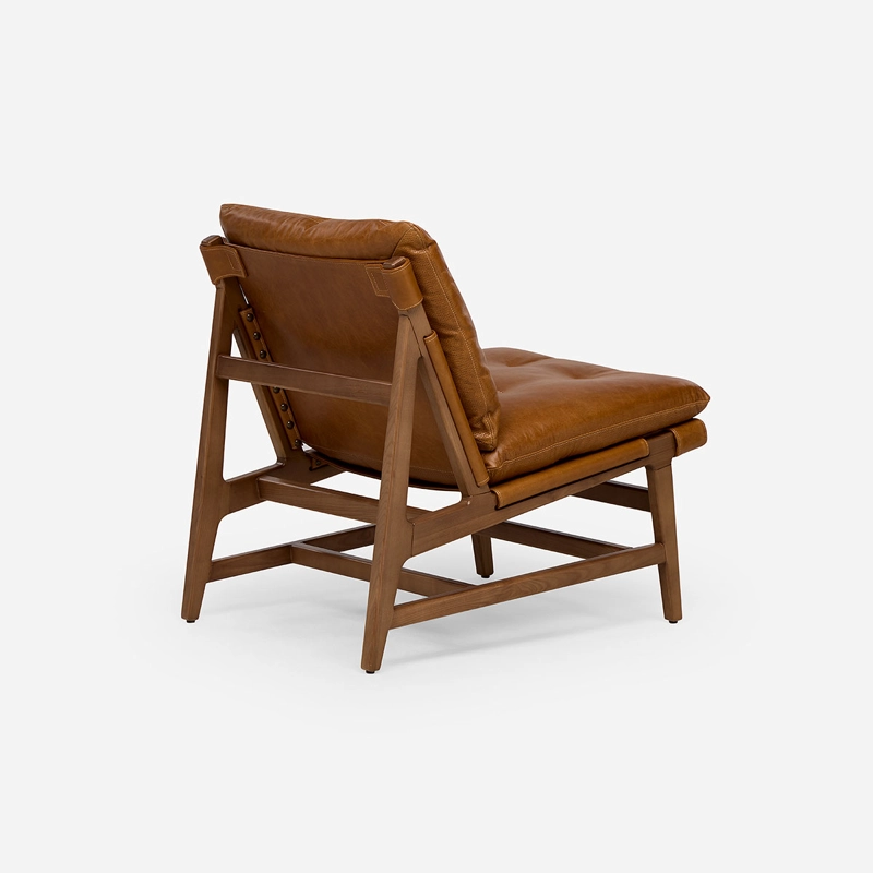 POLTRONA MONTENEGRO CUERO COLOR WHISKEY - 4