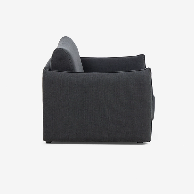 SILLON CAMA BALBOA TELA GRAFITO - 5