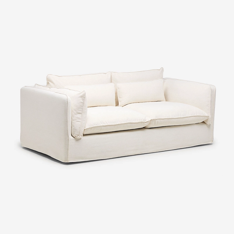 SOFA ALPES 3 CUERPOS TELA CRUDO - 1