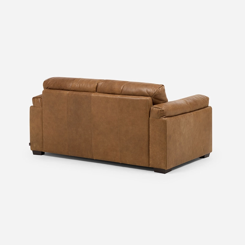 SOFA PLAT 2.5 CUERPOS CUERO TOSTADO - 5