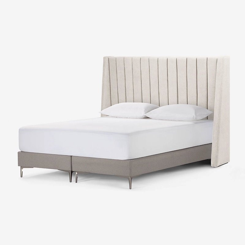RESPALDO NEW BRICKELL SUPER KING TELA COLOR CRUDO - 3