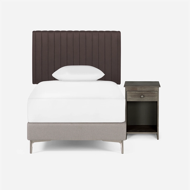 SET DE MUEBLES LUCIO 1.5 PLAZAS CHOCOLATE - 1