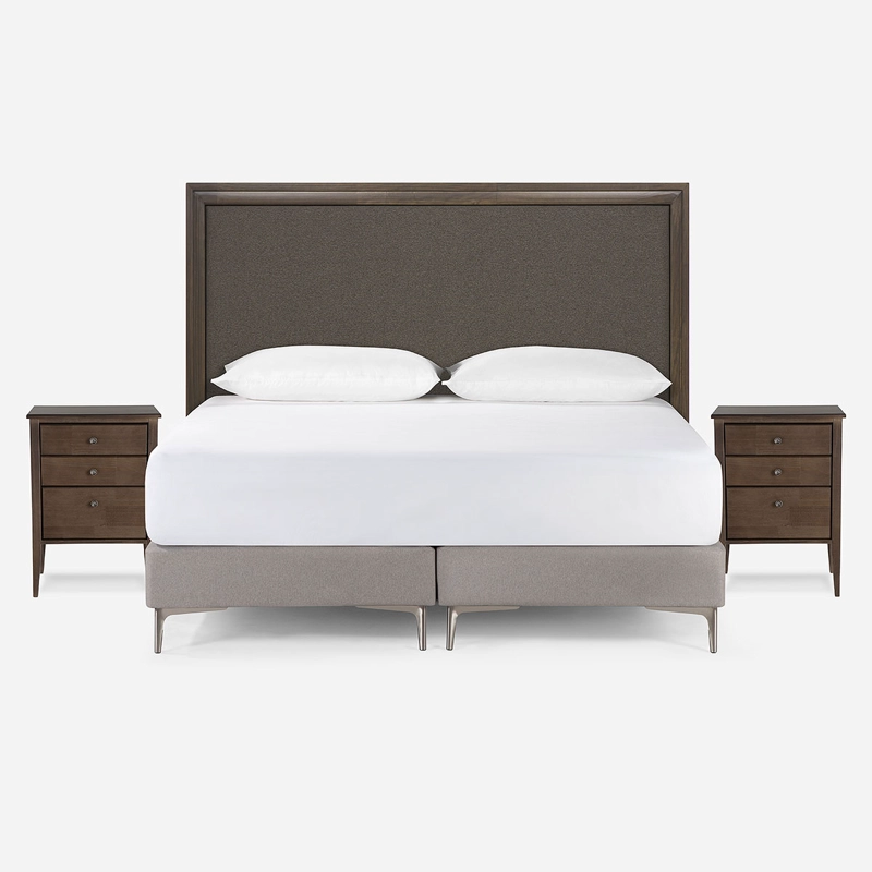 SET RESPALDO NOLITA 2 PLAZAS+ VELADOR ISSEY - 1