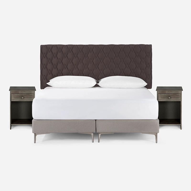 SET DE MUEBLES IVAR 2 PLAZAS CHOCOLATE - 1