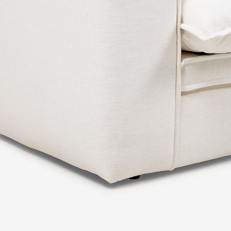 SOFA SECCIONAL MODULAR TIZIMIN TELA 4 PIEZAS CRUDO - 2