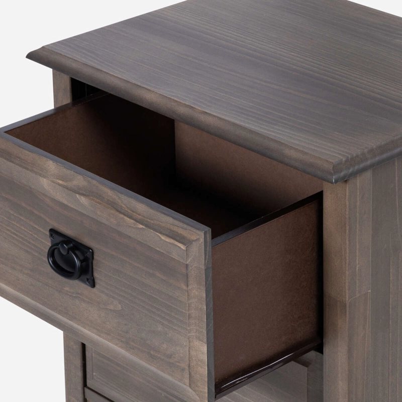 SET DE MUEBLES NEW RAY 2 PLAZAS GRIS - 6